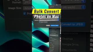 Bulk Convert Images to JPG on Mac  Tips and Tricks  iPhone HEIC to JPG [upl. by Emmeram999]