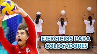 9 EJERCICIOS PARA COLOCADORESLEVANTADORES EN VOLEIBOL 🏐 [upl. by Nitneuq]