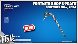 RARE CANDY AXE IS BACK amp NEW SKIN Fortnite Item Shop December 30th 2024 Fortnite Chapter 6 [upl. by Naujad]