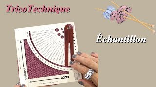 Tuto tricot  Echantillon [upl. by Alten914]