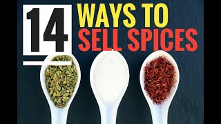 Spice Business Startup Tutorial  14 Ways To Sell Spices  Selling Spices from home [upl. by Briana]