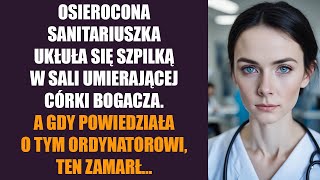 Osierocona sanitariuszka sprzątając salę umierającej córki bogacza ukłuła się szpilką znajdującą [upl. by Jadda193]