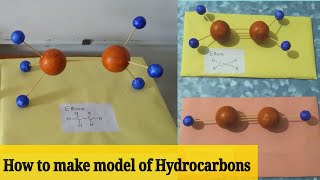 3D Model of Ethane Ethene amp Ethyne molecules 3D chemistry models [upl. by Ecinad]