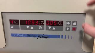 GovDeals Tested Sorvall Biofuge Primo Centrifuge ID 3726 [upl. by Phelia]