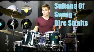 Sultans of Swing Drum Tutorial  Dire Straits [upl. by Edwyna]