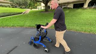 Mastering Independence See the Wheelator Hybrid Rollator Walker Wheelchair in Action [upl. by Mukerji]