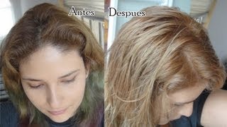 Aclara tu cabello sin decolorar [upl. by Fitzsimmons457]