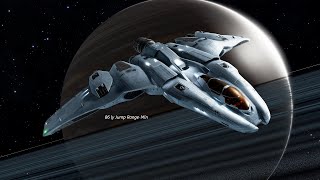 Elite Dangerous  Mandalay 86ly Jump Build Minimum Engineering [upl. by Erised]