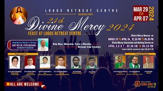 Divine Mercy Novena Day 3  31 March2024  Logos Retreat Centre [upl. by Hackney]