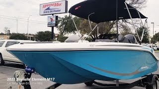 The All New 2022 Bayliner Element M17 Boats Improvements [upl. by Theran636]