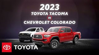 2023 Toyota Tacoma vs 2023 Jeep Gladiator  Toyota [upl. by Sirak]