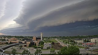 Mothership shelf cloud  mammatus  dust  17 July 2020 [upl. by Jeramie]