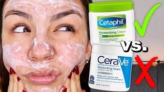 CETAPHIL OR CERAVE Cerave Moisturizing Cream vs Cetaphil Moisturizing Cream [upl. by Mauri]