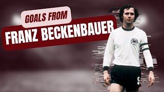 Great goals from Franz Beckenbauer [upl. by Airdnna]