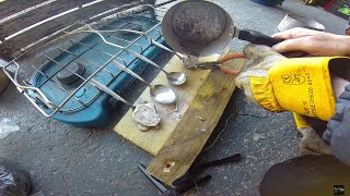 Making Fishing Weights with a Spoon [upl. by Puttergill]