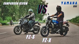 Yamaha FzX Vs Yamaha Fzs Which one is best  Comparison Review  Ksc Vlogs [upl. by Derfnam]