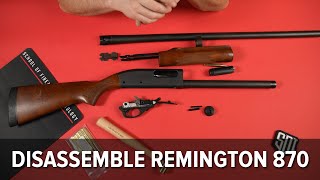 Disassembling and Reassembling a Remington 870 [upl. by Beatrisa690]