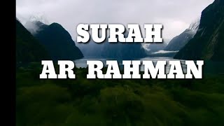 SURAH Ar RAHMAN BY RAAD AL KURDI [upl. by Allan]