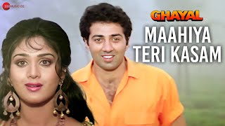 Maahiya Teri Kasam  Ghayal  Sunny Deol amp Meenakshi Sheshadri  Lata Mangeshkar amp Pankaj Udhas [upl. by Einamrej800]