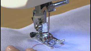 Brother HC1850 Sewing Machine [upl. by Ylrbmik124]