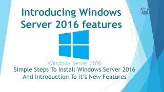 Introducing Windows Server 2016 features [upl. by Htiekel]