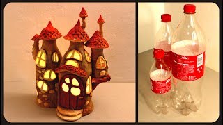 ❣DIY Fairy House Lamp Using Coke Plastic Bottles❣ [upl. by Sellihca]