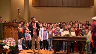 David Archuleta and One Voice Childrens Choir in rehearsal for Celebration of Christ [upl. by Boycey]