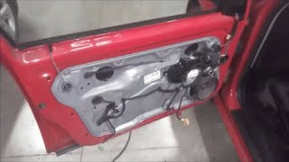 Volkswagen Golf mk4 drivers side door panel removal [upl. by Acissev]