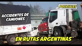 COMPILADO 💥 Accidentes de camiones 💥 en RUTAS ARGENTINA 🇦🇷 [upl. by Fenwick]