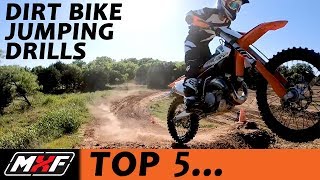 Top 5 Dirt Bike Jumping Practice Drills  Gain Confidence amp Comfort in the Air [upl. by Aenyl306]