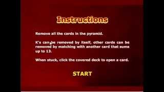 Learn how to play pyramid solitaire  its simple [upl. by Nolak981]