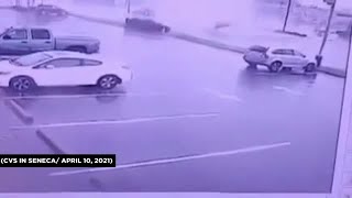 EF1 tornado flips car in Seneca [upl. by Newby453]