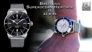 Breitling Superocean Heritage II 42 amp 46 AB202012 amp AB201012 [upl. by Mosra]