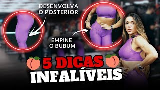 5 EXERCÍCIOS PARA FAZER HOJE E AUMENTAR SEU BUMBUM NA ACADEMIA [upl. by Leoni]