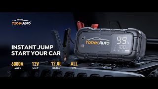 YaberAuto Car Battery Jump Starter [upl. by Immat]