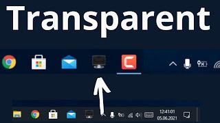 Przezroczysty pasek zadań Windows 10 [upl. by Garvey]