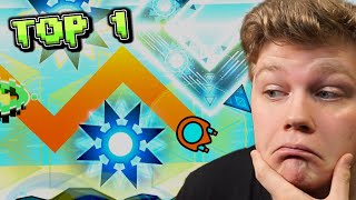 NEW TOP 1  Playing TIDAL WAVE by OniLink  Geometry Dash [upl. by Lapham856]