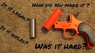 How I turned a flare gun into a fire arm ep2 [upl. by Rednaxela]