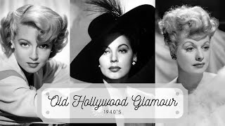 Old Hollywood Glamour 1940s Aesthetic [upl. by Emlynn420]