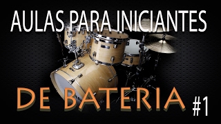 AULAS PARA INICIANTES DE BATERIA 1 [upl. by Ajani]