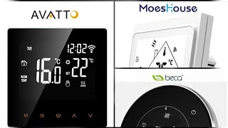 Smart WiFi thermostat for under £20 And how to install Avatto MoesHouse Beca and others [upl. by Kcirdlek]