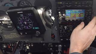 Garmin G5 wGarmin 430  Instrument Procedures Training  555FN [upl. by Esiuolyram]