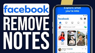 How To Remove Notes In Facebook Profile iPhone [upl. by Maroj100]