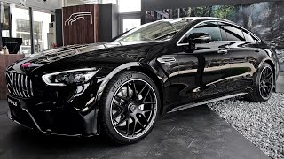 2021 Mercedes AMG GT 53  Exterior and interior Details Wild Sedan [upl. by Ardiedal990]