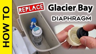 Home Depot Glacier Bay Toilet Flush Valve Repair [upl. by Wivinah]