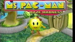 Ms PacMan Maze Madness various  Commercial [upl. by Isdnyl]