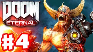 DOOM Eternal  Gameplay Walkthrough Part 4  Doom Hunter Base Campaign PC [upl. by Einhorn]