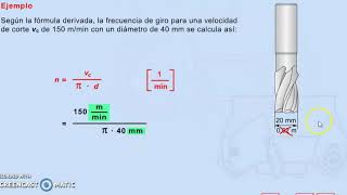 Cálculos de Mecanizado para Fresadora [upl. by Attenad30]