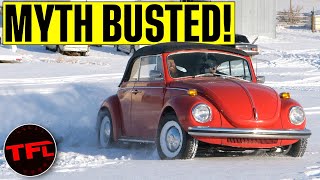 People Say The VW Beetle Is Unstoppable In The Snow Myth Busted [upl. by Orlena]