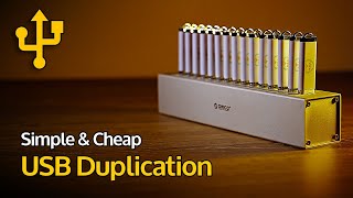 Duplication on a Budget  USB Cloning with a Hub [upl. by Yhtnomit]